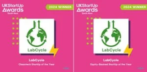 Equity-Backed and Clean Tech Startup of the Year winner graphic
